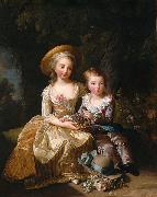 eisabeth Vige-Lebrun, Portrait of Madame Royale and Louis
